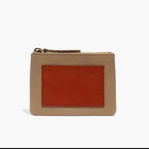Madewell the Leather Pocket Pouch Wallet Coin Purse